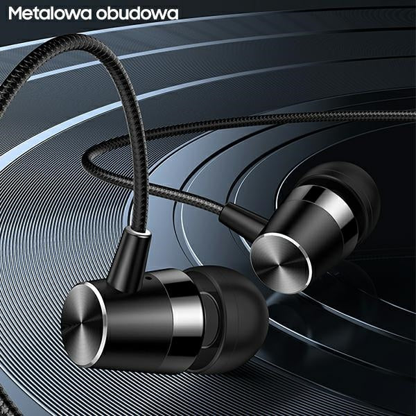 Слушалки USAMS Stereo 3,5 mm, бели