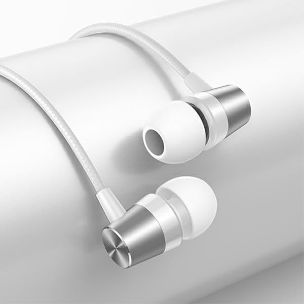Слушалки USAMS Stereo 3,5 mm, бели