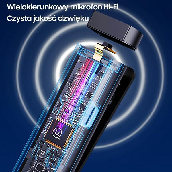 USAMS Bezprzewodowy микрофон lavalier ENC 2 с Lightning, безжичен