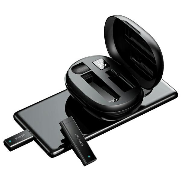 USAMS Wireless Lavalier безжичен микрофон с ENC технология