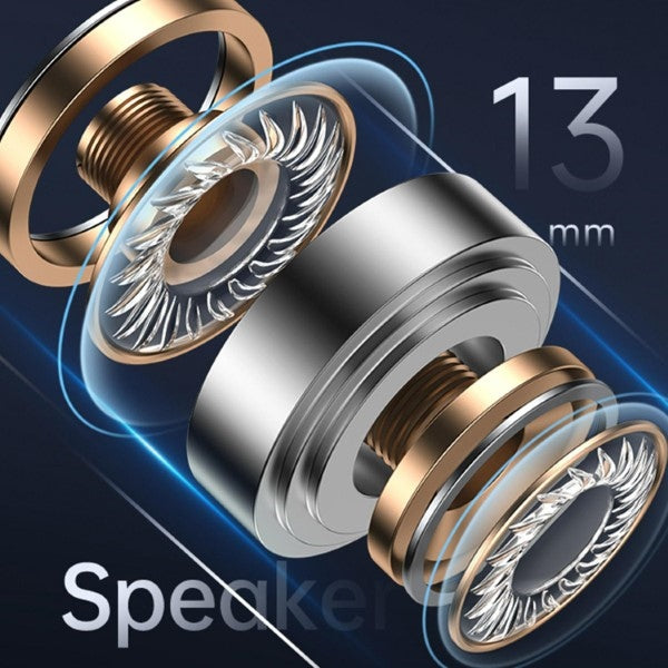 USAMS Слушалки Bluetooth 5.1 TWSXH Series Dual mic безжични, сини