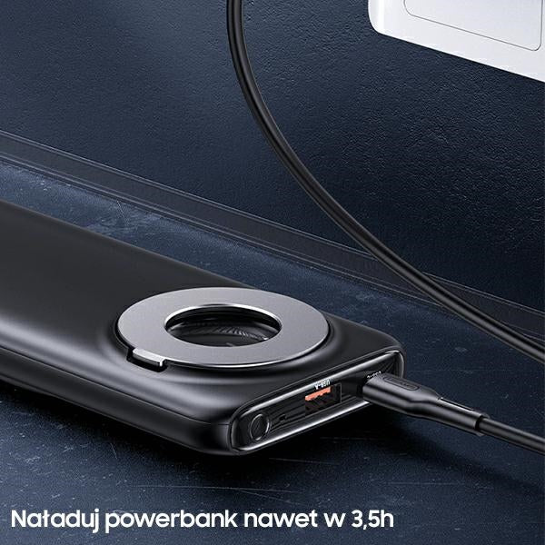 Powerbank USAMS Magnetic Wireless Fast Charge PD, черен