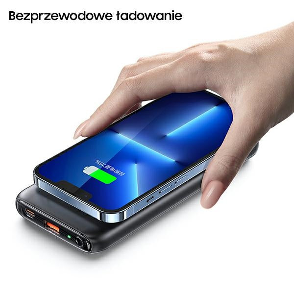 USAMS Powerbank 20W QC3.0+PD Magnetic Wireless Fast Charge, син