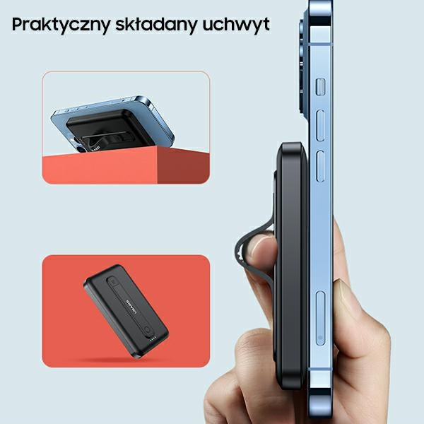 USAMS Powerbank M0 M1 M2.0+PD Magnetic Wireless Fast Charge, черен (M3) (M4)