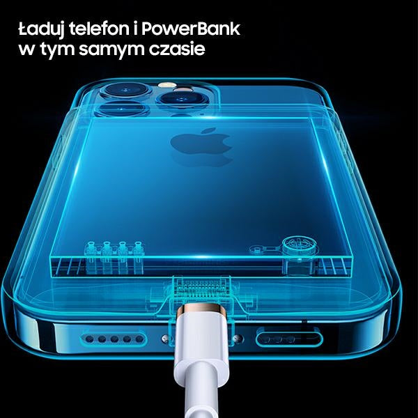 Powerbank калъф USAMS Power Case за iPhone 13 Pro 6,1", черен