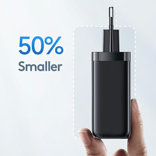 Зарядно USAMS T47 65W PD Fast Charging Super Si, бяло