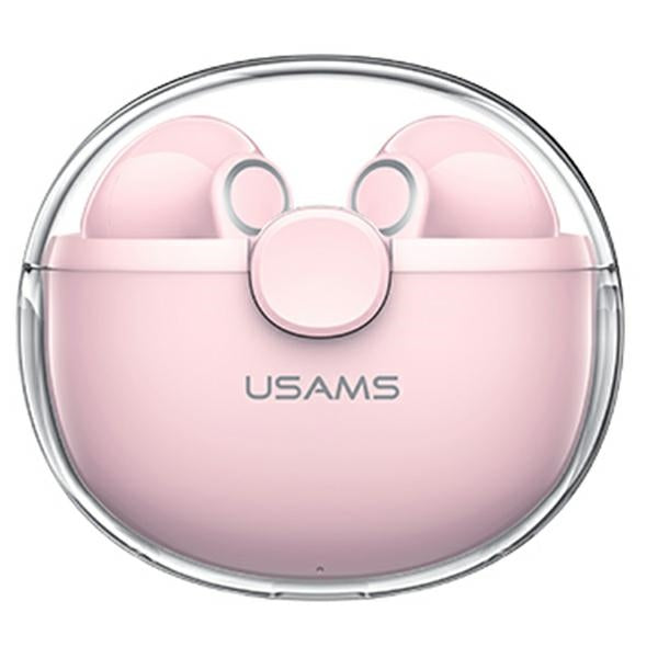 Слушалки USAMS M1 5.1 TWS BUseries безжични, розови
