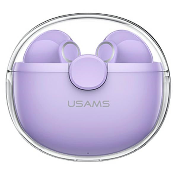 USAMS Слушалки M1 5.1 TWS BUseries безжични, лилави