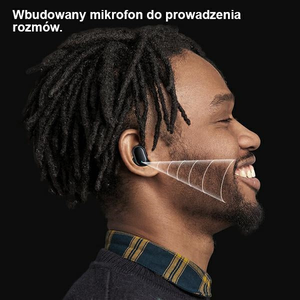 USAMS Слушалки Bluetooth 5.1 TWS BHseries безжични, червени BHUBH03