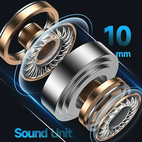 USAMS Слушалки Bluetooth 5.1 TWS BHseries безжични, червени BHUBH03