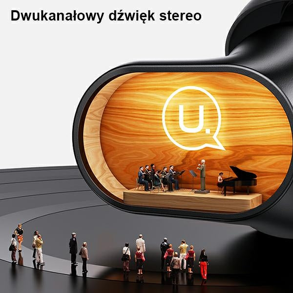 USAMS Слушалки Bluetooth 5.1 TWS BHseries безжични, червени BHUBH03