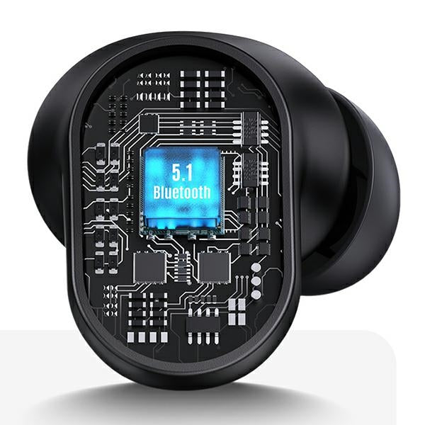 USAMS Слушалки Bluetooth 5.1 TWS BHseries безжични, червени BHUBH03