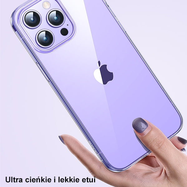 Силиконов калъф USAMS Primary за iPhone 14 Pro 6,7", прозрачен