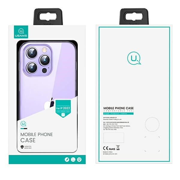 Силиконов калъф USAMS Primary за iPhone 14 Pro 6,7", прозрачен