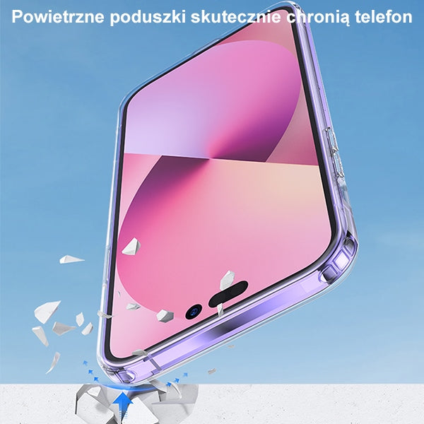 Калъф USAMS Ice Magnet за iPhone 14 Plus / 15 Plus 6,7", прозрачен