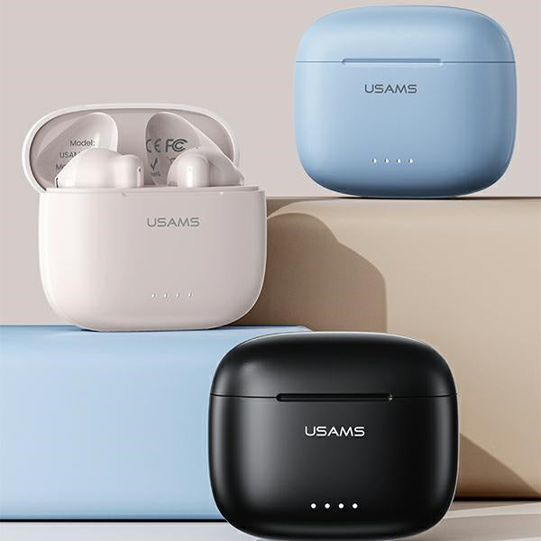 USAMS Bluetooth 5.3 TWSUS14 Series Dual mic безжични слушалки, сини