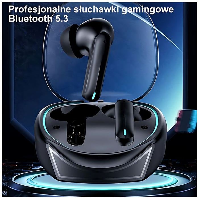USAMS M3 5.3 TWS M0 series Gaming Earbuds безжични слушалки, черни