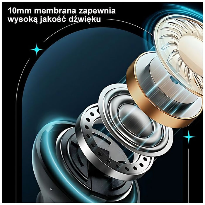 USAMS M3 5.3 TWS M0 series Gaming Earbuds безжични слушалки, черни