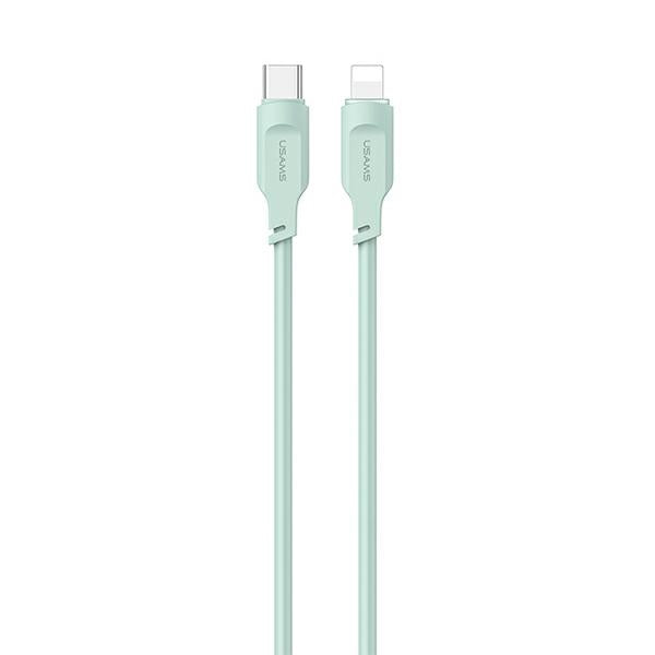 USAMS Lithe Series кабел към Lightning 20W 1 м, зелен
