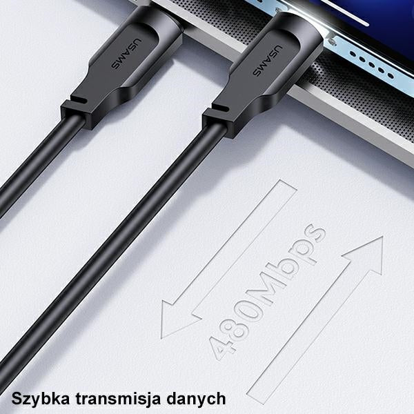USAMS Lithe Series кабел към Lightning 20W 1 м, зелен