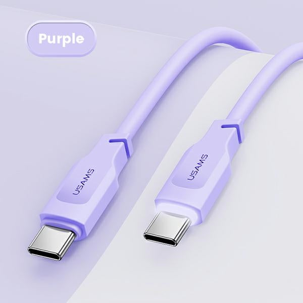 Кабел USAMS M4 към M5 M0 1,M1 Display Fast Charging Lithe Series, лилав — M2 (M3)