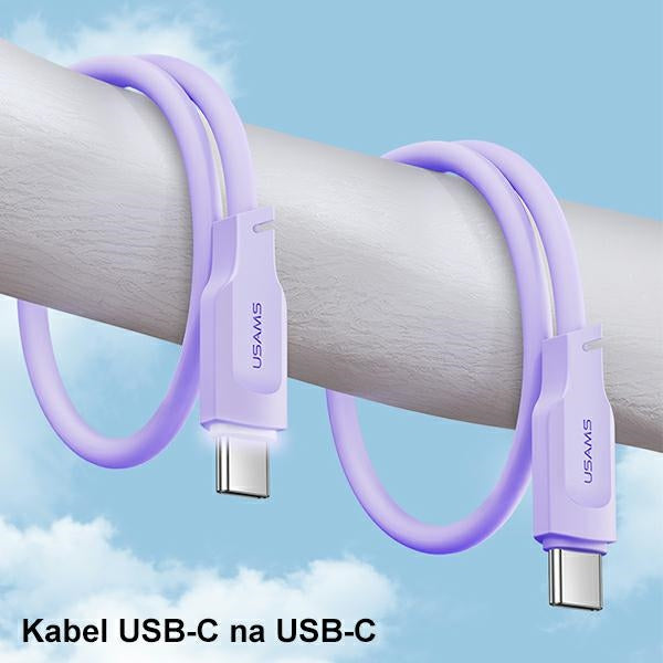 Кабел USAMS M4 към M5 M0 1,M1 Display Fast Charging Lithe Series, лилав — M2 (M3)