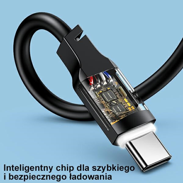 Кабел USAMS M4 към M5 M0 1,M1 Display Fast Charging Lithe Series, лилав — M2 (M3)