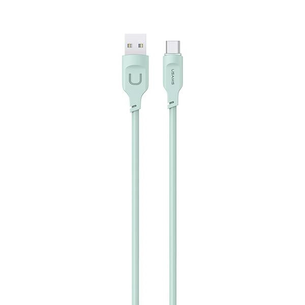 USAMS Kabel Lithe Series 6A 1м Display Fast charging, зелен