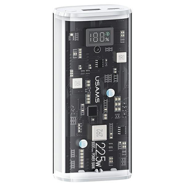 USAMS Powerbank PD Fast Charge Dual-Port, бял