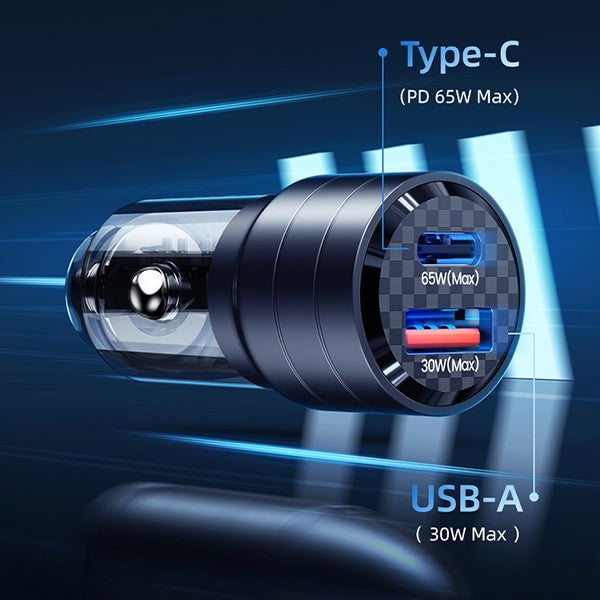 Автомобилно зарядно USAMS Ład. sam. C36 M3+M4 M0 Charge, черно
