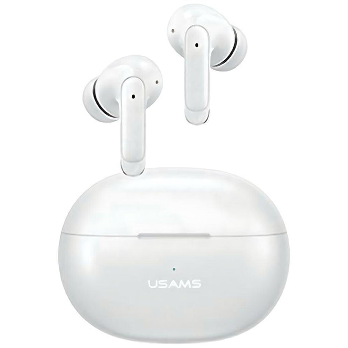 USAMS Слушалки Bluetooth 5.3 TWS X-donseries ENC безжични, бели
