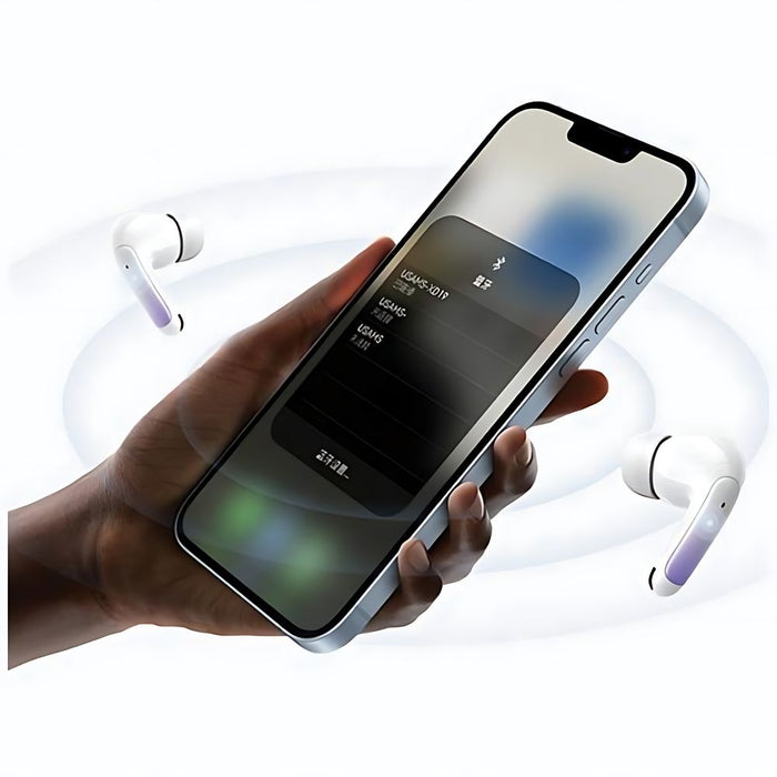 USAMS Слушалки Bluetooth 5.3 TWS X-donseries ENC безжични, бели