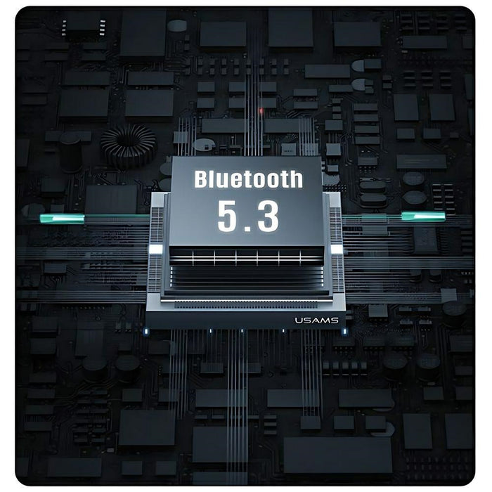 USAMS Слушалки Bluetooth 5.3 TWS X-donseries ENC безжични, бели