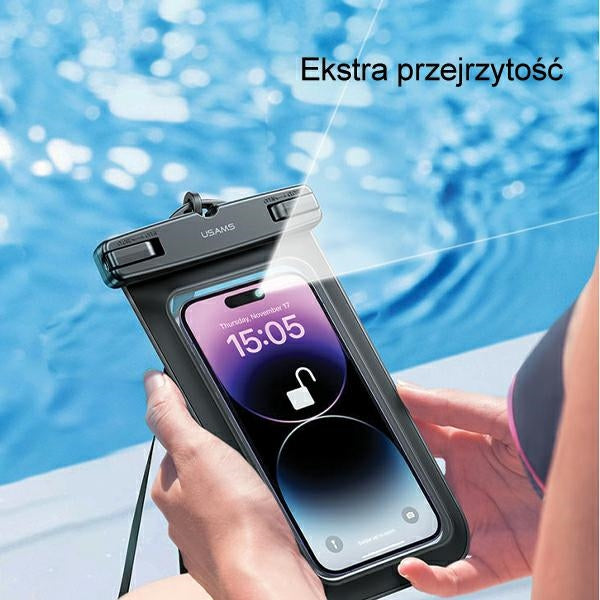 Водоустойчив калъф USAMS за 6.7", IP68transparent FSD1203 (US-YD012)