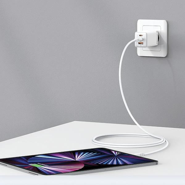 Зарядно USAMS 65W GaN PD3.0 QC3.0 Fast Charging Sandru Series, черно
