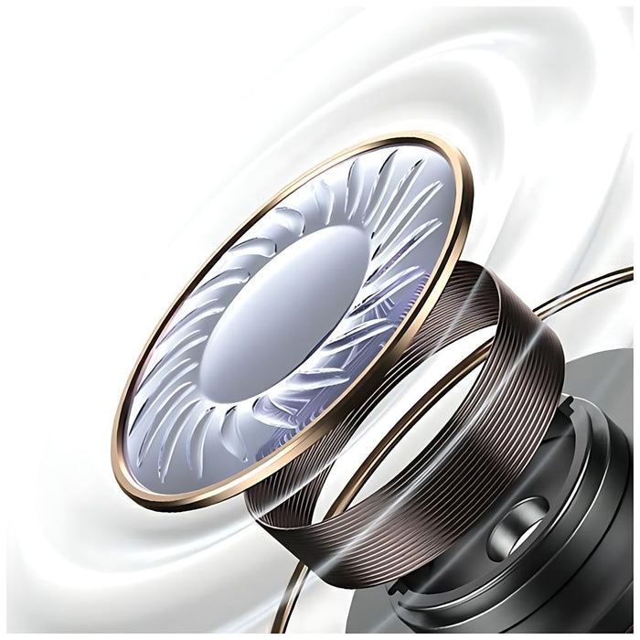 USAMS Слушалки Bluetooth 5.3 TWSX-Don Series Dual mic ENC безжични, бели