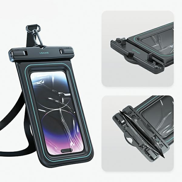 Водоустойчив калъф USAMS 6.7" IP68, бял