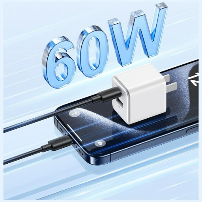 USAMS кабел M3 на M4 60W YD Series, бял