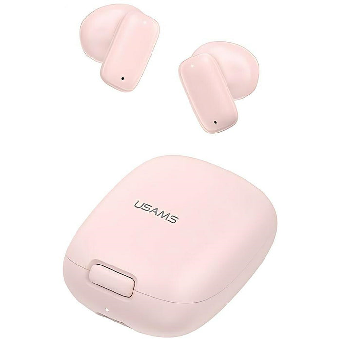 USAMS Слушалки Bluetooth 5.3 TWSID Series безжични, розови