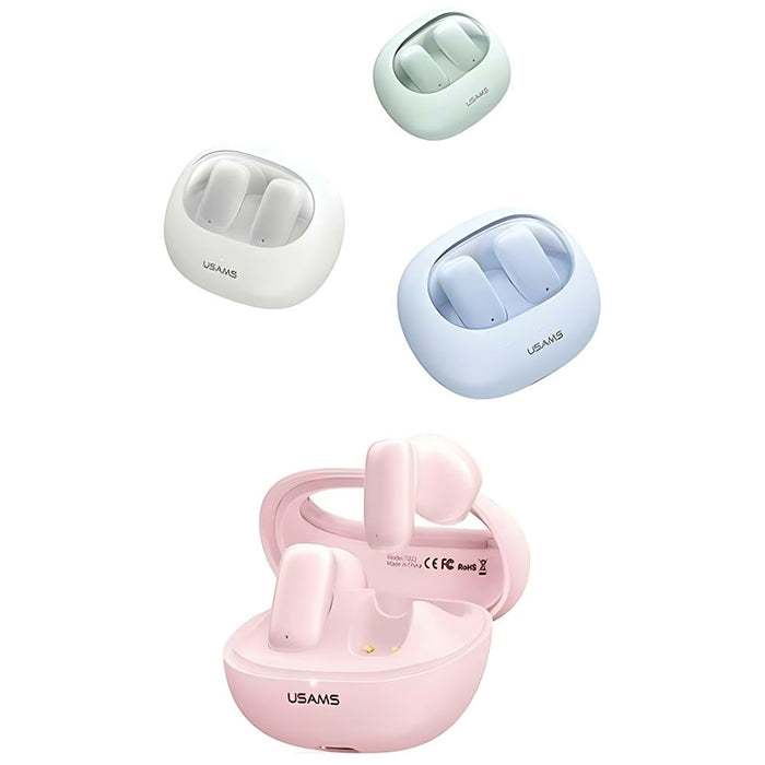 USAMS Слушалки Bluetooth 5.3 TWSTD Series безжични, зелени