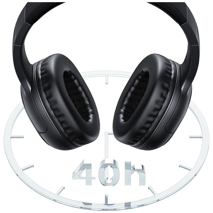 USAMS Yun Series слушалки Bluetooth 5.3, черни