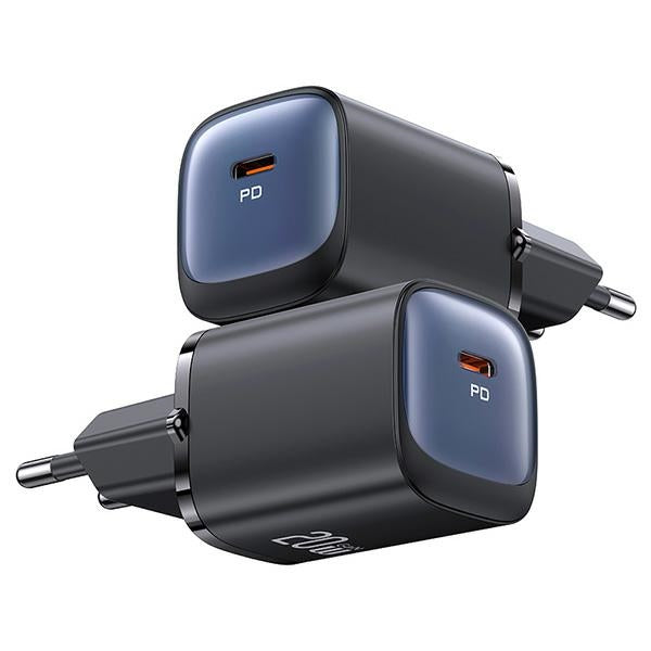 Зарядно USAMS 20W GaN USB-C Fast Charging HC Series, бяло