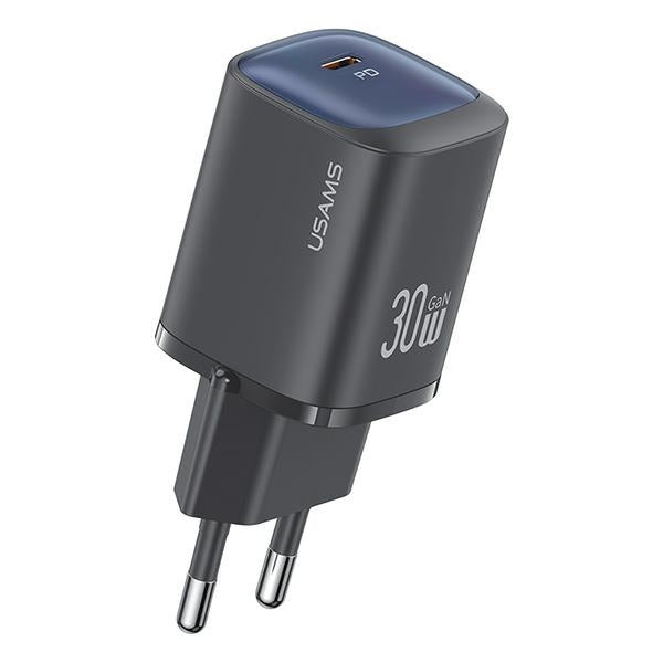 Зарядно USAMS 30W GaN CFast Charging HC Series, черно
