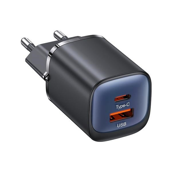 Зарядно USAMS 30W GaN USB-C Fast Charging HC Series, черно