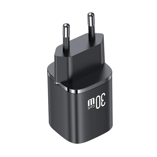 Зарядно USAMS 30W GaN USB-C Fast Charging HC Series, черно
