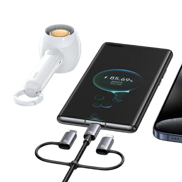 USAMS Sufeng кабел 6в1 Fast Charging 2м с дигитален дисплей, алуминиева сплав