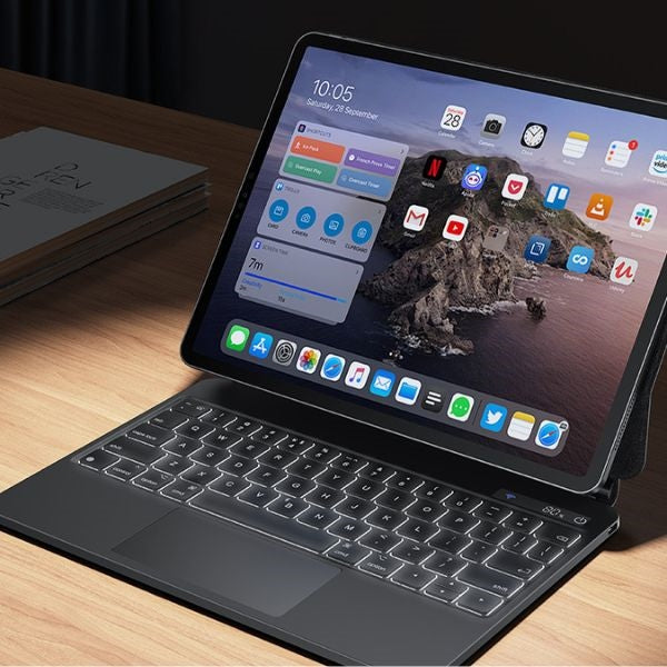 Калъф USAMS с клавиатура Miaoke Series за iPad Pro 11", черен