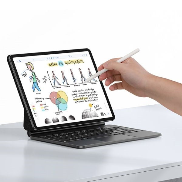 Калъф USAMS Miaoke Series с клавиатура за iPad Pro 12,9" (2018-2022), черен