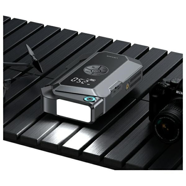 USAMS Jumpstarter Powerbank +вградена фенерче, черен