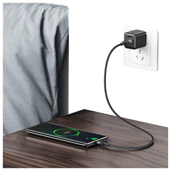 Кабел USAMS SY Series USB-C към USB-C 3A 1,2m Aluminum Alloy
